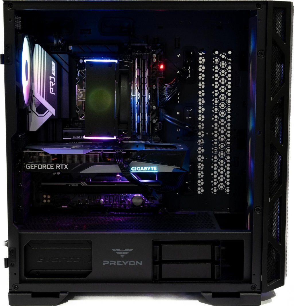 Kompjuter Nest PRO 800 ARGB Intel Core i5-13600K, 32 GB RAM, Nvidia RTX 4060 Ti, 512 GB M.2 SSD