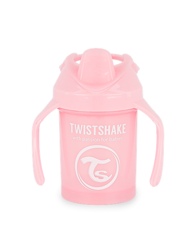 Shishe Twistshake Mini Cup, Rozë Pastel, 230ml, 4+muaj