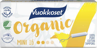 Tamponë Vuokkoset Mini 100% BIO, 16 copë