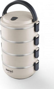 Kuti për ruajtjen e ushqimit Lamart LT6024, 2.4 l, bezhë