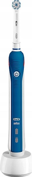 Brushë elektrike Oral-B Rotary brush Pro 2 2000S Sensi UltraThin, e kaltër e errët / e bardhë
