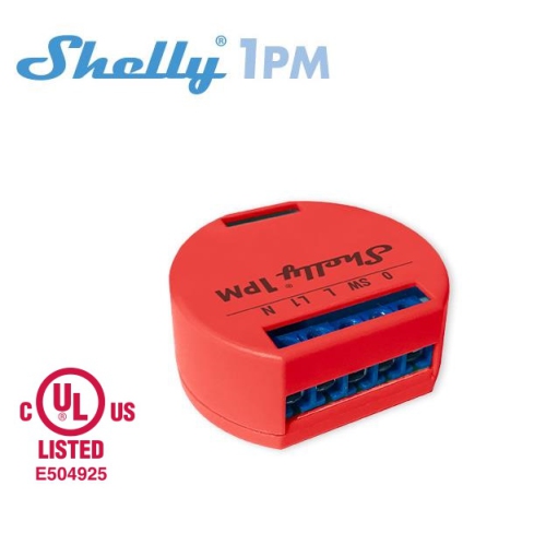 Ndërprerës rele me matës Shelly 1PM - i menaxhueshëm me WiFi për Smart Home