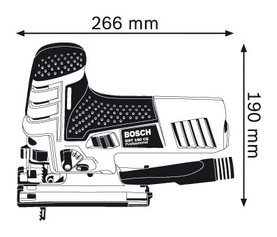 Prerëse e pllakave 780W GST 150 CE (0.601.512.000)