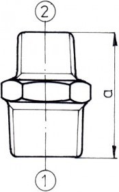 Reduktuese Odlewnia Zawiercie, N8 3/4 x 1/2 "