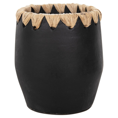 Vazo dekorative Φ13×16 Hcm (HM4368), zezë