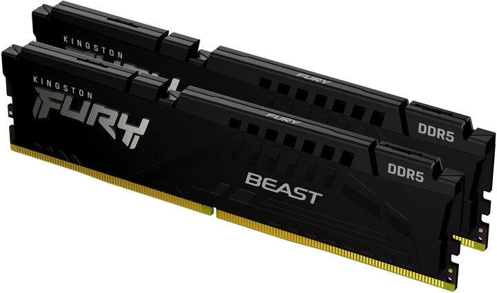 Module të memories Kingston Fury Beast Black 32GB (2x16GB) DDR5 5600 CL36 Module të memories Kingston Fury Beast Black 32GB (2x16GB) DDR5 5600 CL36