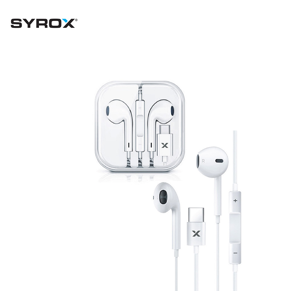 Dëgjuese Syrox K20, USB-C, të bardha