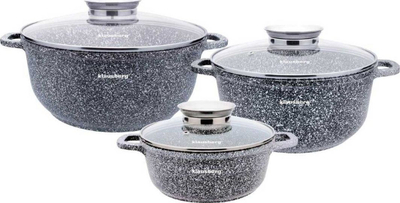 Set tenxhere alumini Klausberg, 6 pjesë, shumëngjyrëshe