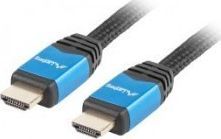 Kabëll Lanberg HDMI - HDMI 1.8m (CA-HDMI-20CU-0018-BL), e kaltër