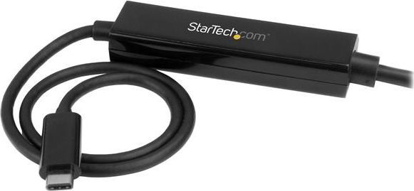 Kabllo USB StarTech DVI USB-C, 1m, e zezë (CDP2DVIMM1MB)