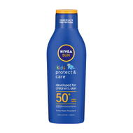 Losion mbrojtës ndaj diellit Nivea Sun Kids Protect & Care 50 SPF, 200 ml