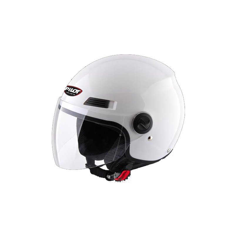 Helmete Motorri Pilot Fazer Jet E Bardhe M  Pil000kra06