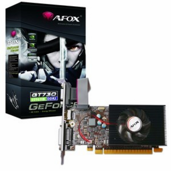Графичка картичка AFOX NVIDIA GeForce GT 730, 4 GB GDDR3, AF730-4096D3L5