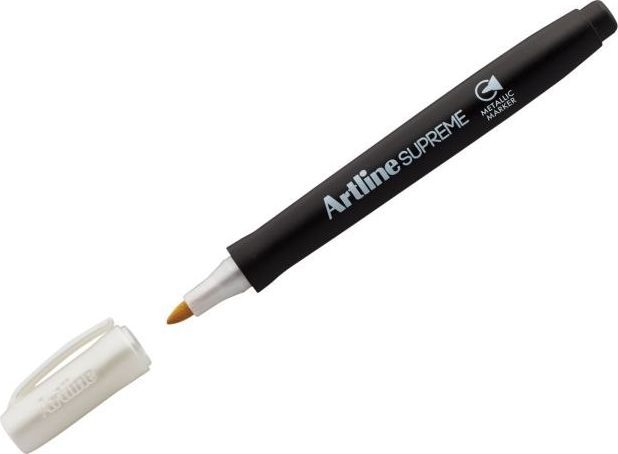 Marker permanent Artline Supreme Metallic, i argjendtë