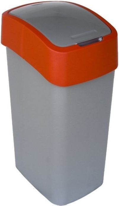 Kosh mbeturinash Curver Pacific Flip (CUR000176), 50L, i kuq/hirtë
