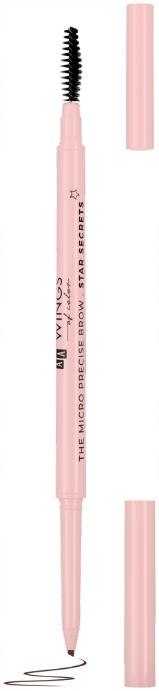 Laps për vetulla AA Wings of Color Star Secrets The Micro Precise Brow, 03 Cool Brown 0,06 g