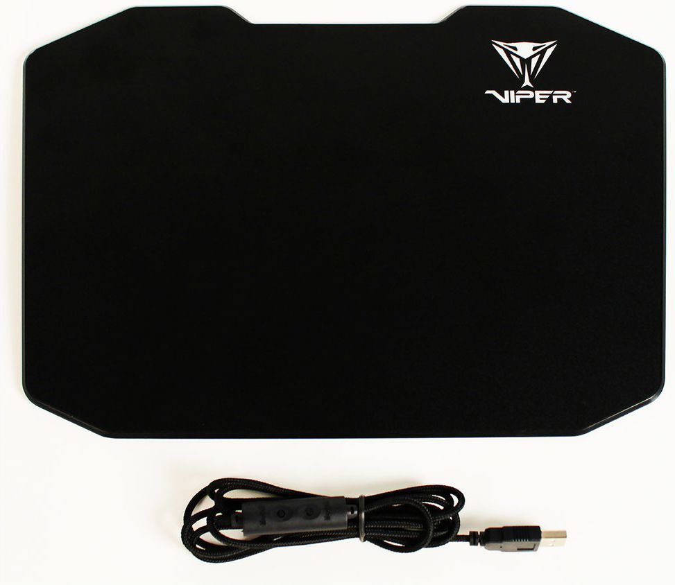 Mauspad Patriot Viper RGB, M, i zi
