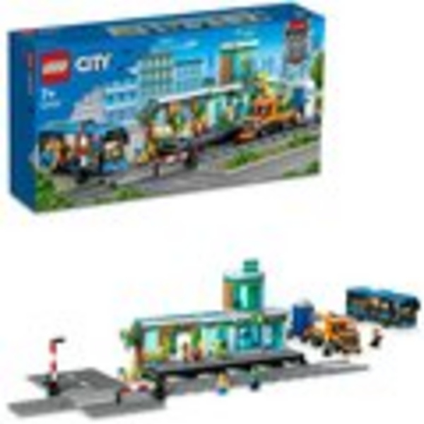 Set lodër LEGO® City 60335 Railway Station, 907 pjesë