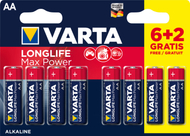 Bateri VARTA Longlife Max Power, AA, 8 copë