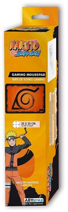 Mauspad ABYstyle Naruto Shippuden - Konoha, M, i portokalltë