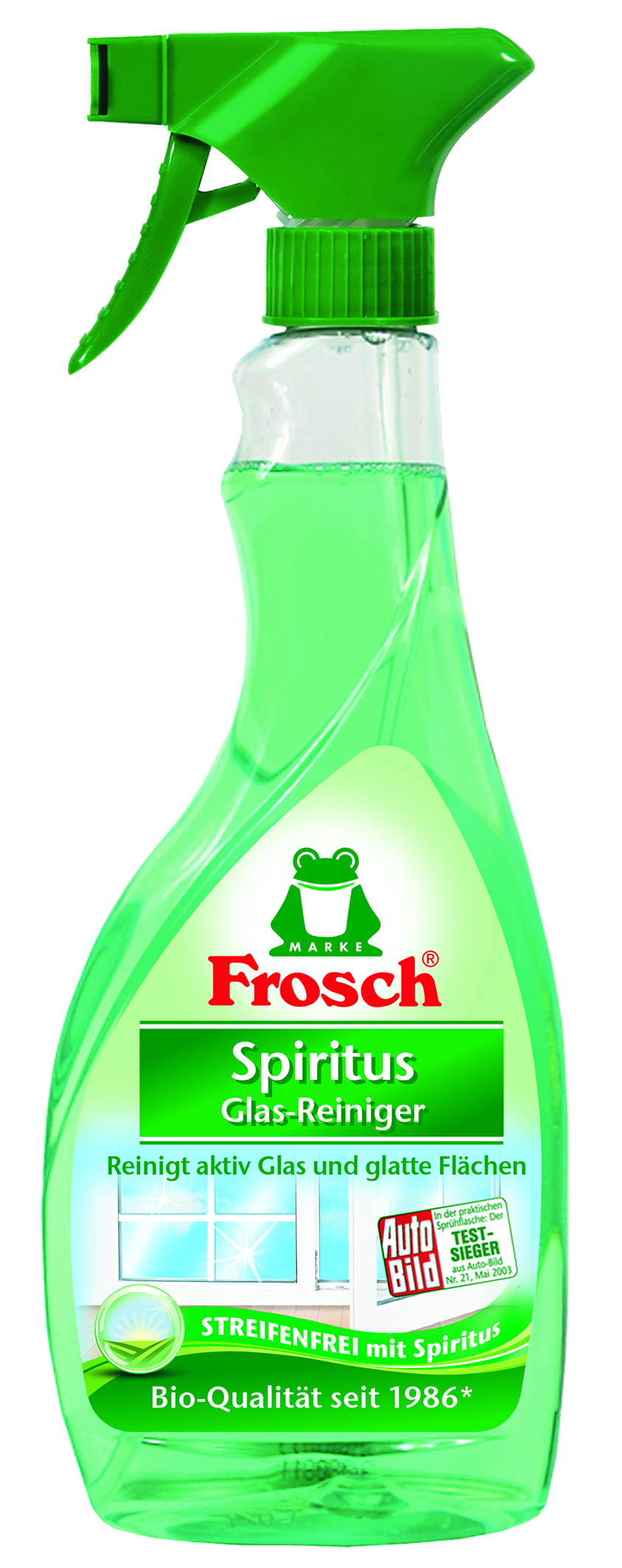 Sprej pastrues për xhama Frosch Spiritus, 500 ml