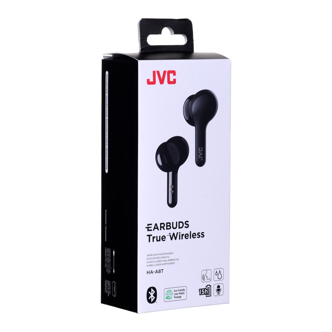 Dëgjuese JVC HAA-8TBU, Wireless, të zeza