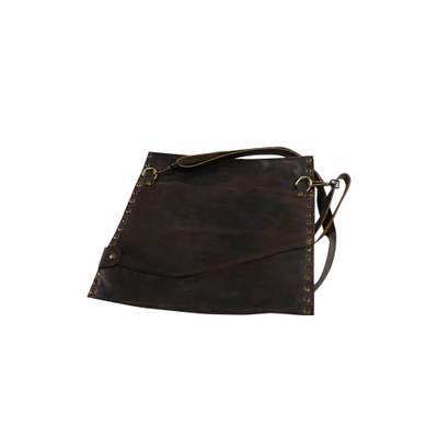 Çantë krahu me dizajn unik FD Leather, e zezë