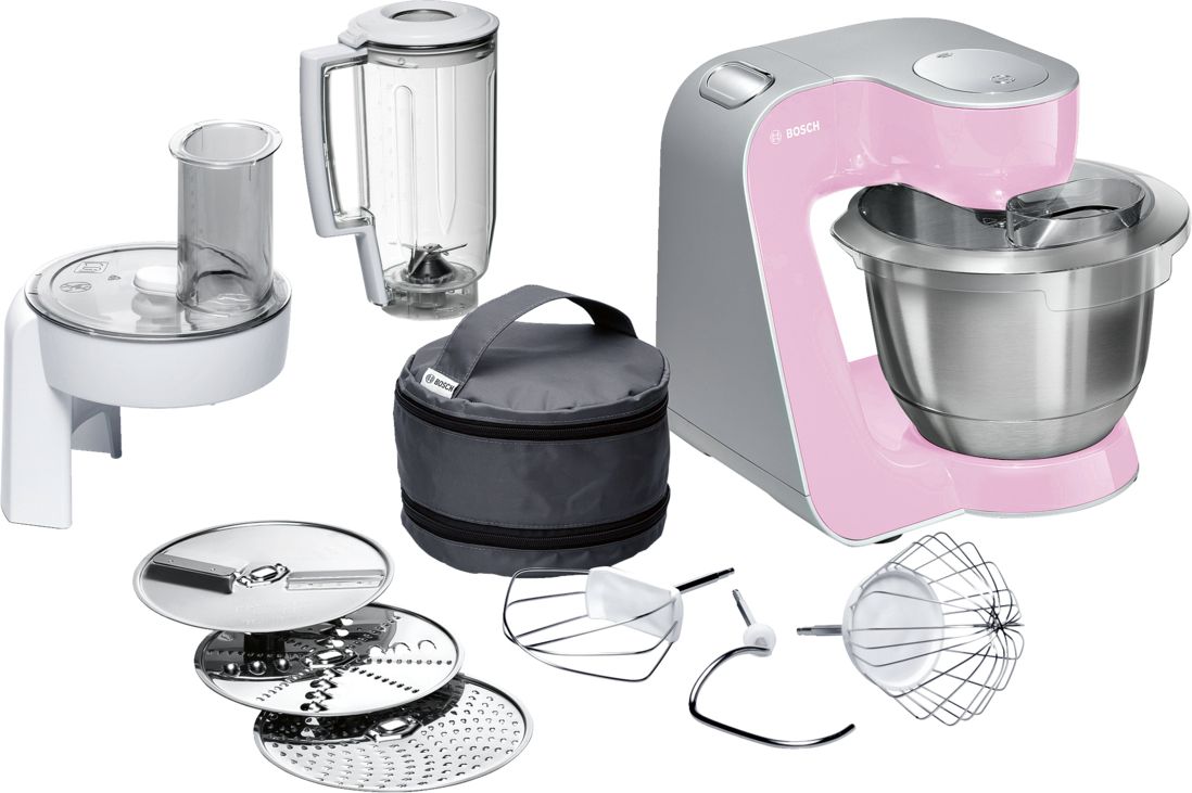 Set mikser kuzhine Bosch MUM58K20, i argjendtë