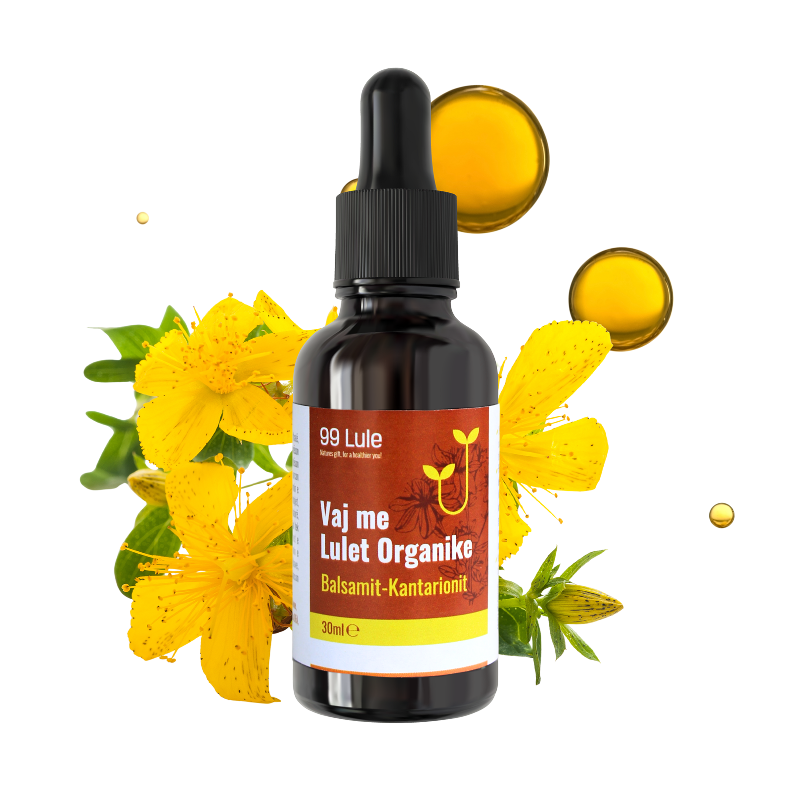 Vaj i luleve të balsamit 99 Lule Organik, 30 ml