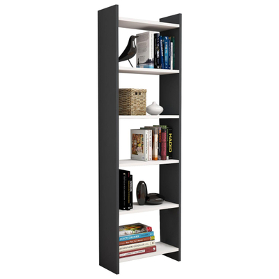 Raft për libra Classiker (HM9226.13), gri/ bardhë