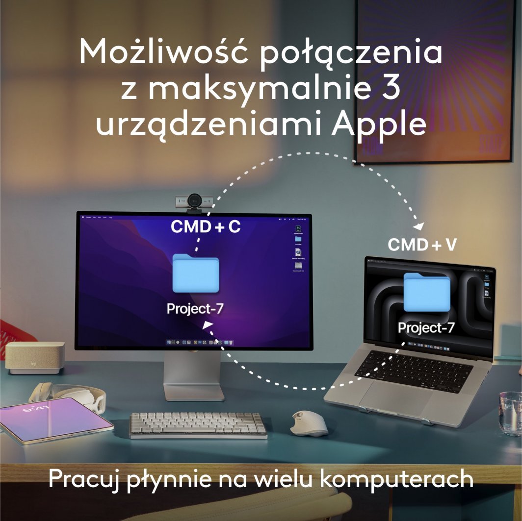 Tastierë Logitech MX, wireless, US INTL, grafit dhe e zezë
