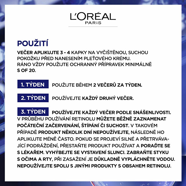Серум за ноќна нега L'Oréal Paris Revitalift Laser X3 Retinol, 30 мл