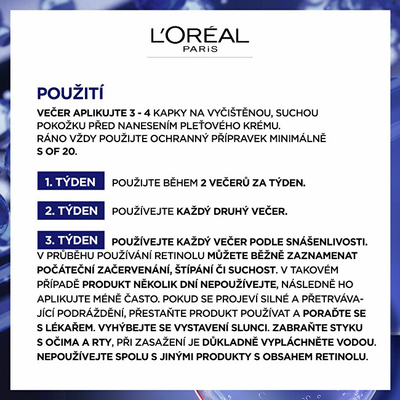Serum nate L´Oréal Paris Revitalift Laser X3 Retinol, 30 ml