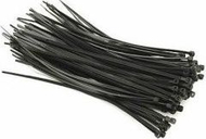 Goobay Кабелски Врски, 200x3.5 mm, Црни, 100 Парчиња