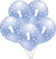 Set balona MK TRADE, 5 copë, të kaltra Set balona MK TRADE, 5 copë, të kaltra