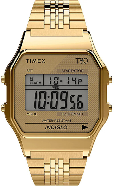 Orë dore për meshkuj Timex T-80 TW2R79200, e artë