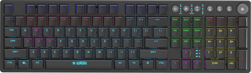 Tastierë IBOX Aurora K-6, e zezë