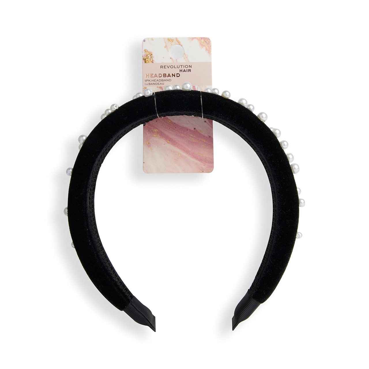 Rreth për flokë Revolution Black Pearl Velvet, 1 copë