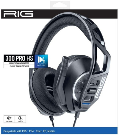 Kufje RIG 300 PRO HS, të zeza