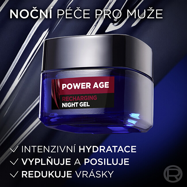 L'Oréal Men Expert Power Age Recharging Night Gel, 50 ml