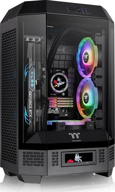 Kasë Thermaltake The Tower 300, e zezë, Micro Tower