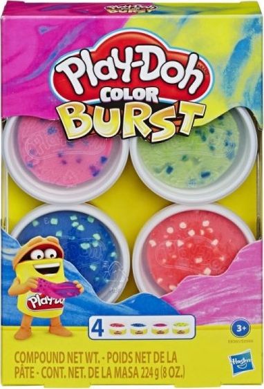 Masë plastike PlayDoh - HASBRO Color Burst Bright Bright Masë plastike PlayDoh - HASBRO Color Burst Bright Bright