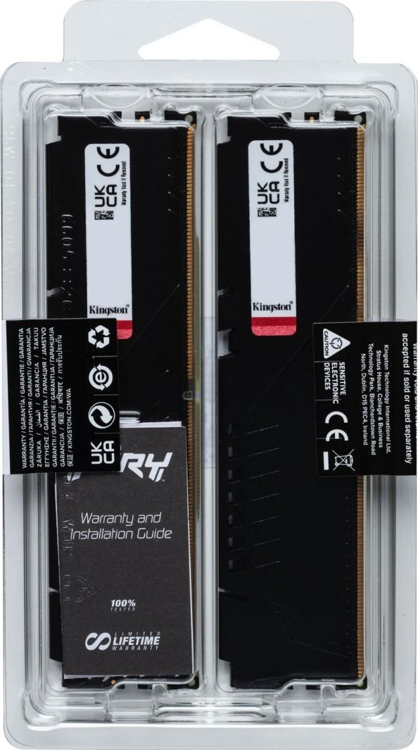 Memorie Kingston Fury Beast, DDR5, 32 GB, 5600 MHz, CL36, KF556C36BBEK2-32
