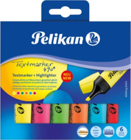Set i markerave theksues Pelikan 490, 6 copë