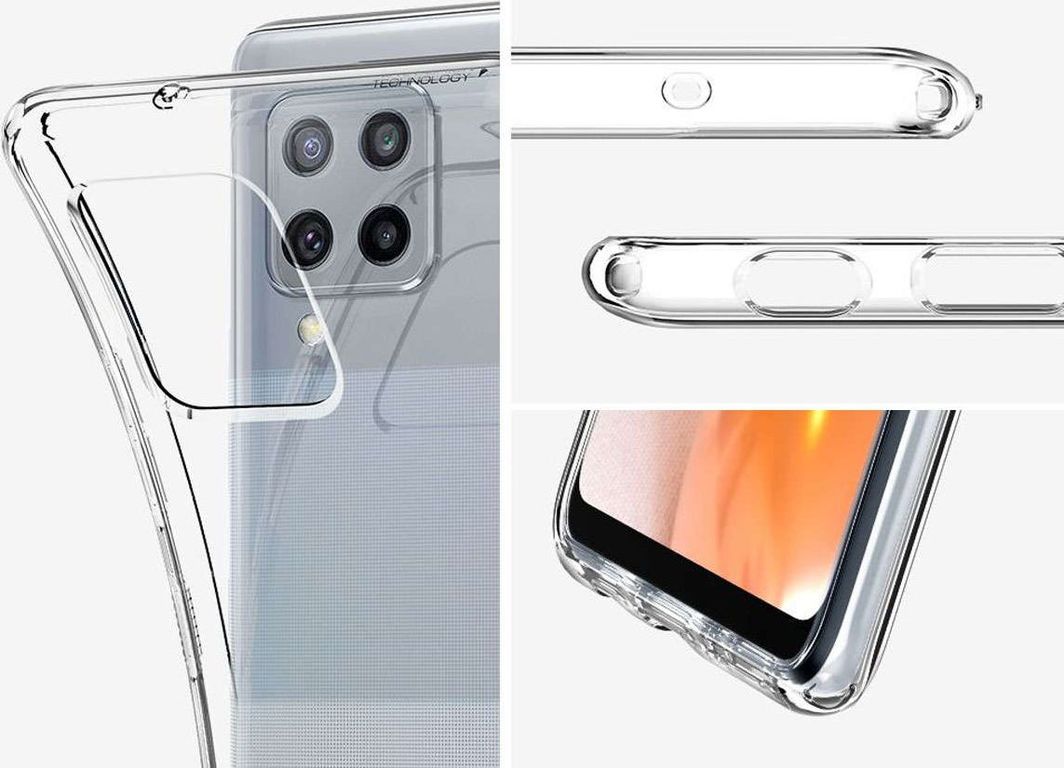 Spigen Liquid Crystal Case за Samsung Galaxy A42 5G, Crystal Clear