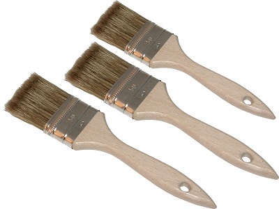 Set furça angleze Profix 43014, 3 copë, bezhë