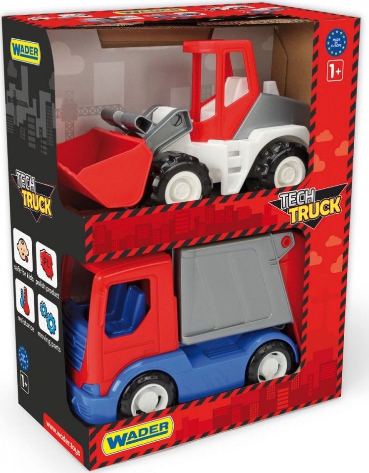 Set lodra kamione ndërtimi Wader Tech Truck