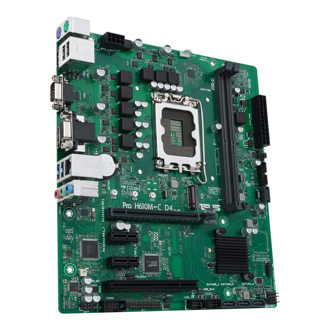 Матична плоча ASUS PRO H610M-C D4-CSM Intel H610 LGA 1700 micro ATX