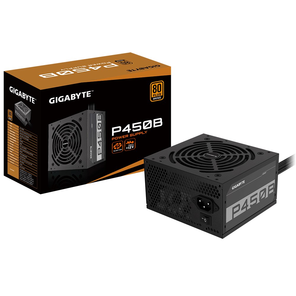 Извор на енергија Gigabyte P450B, 20+4 pin ATX, 450 W