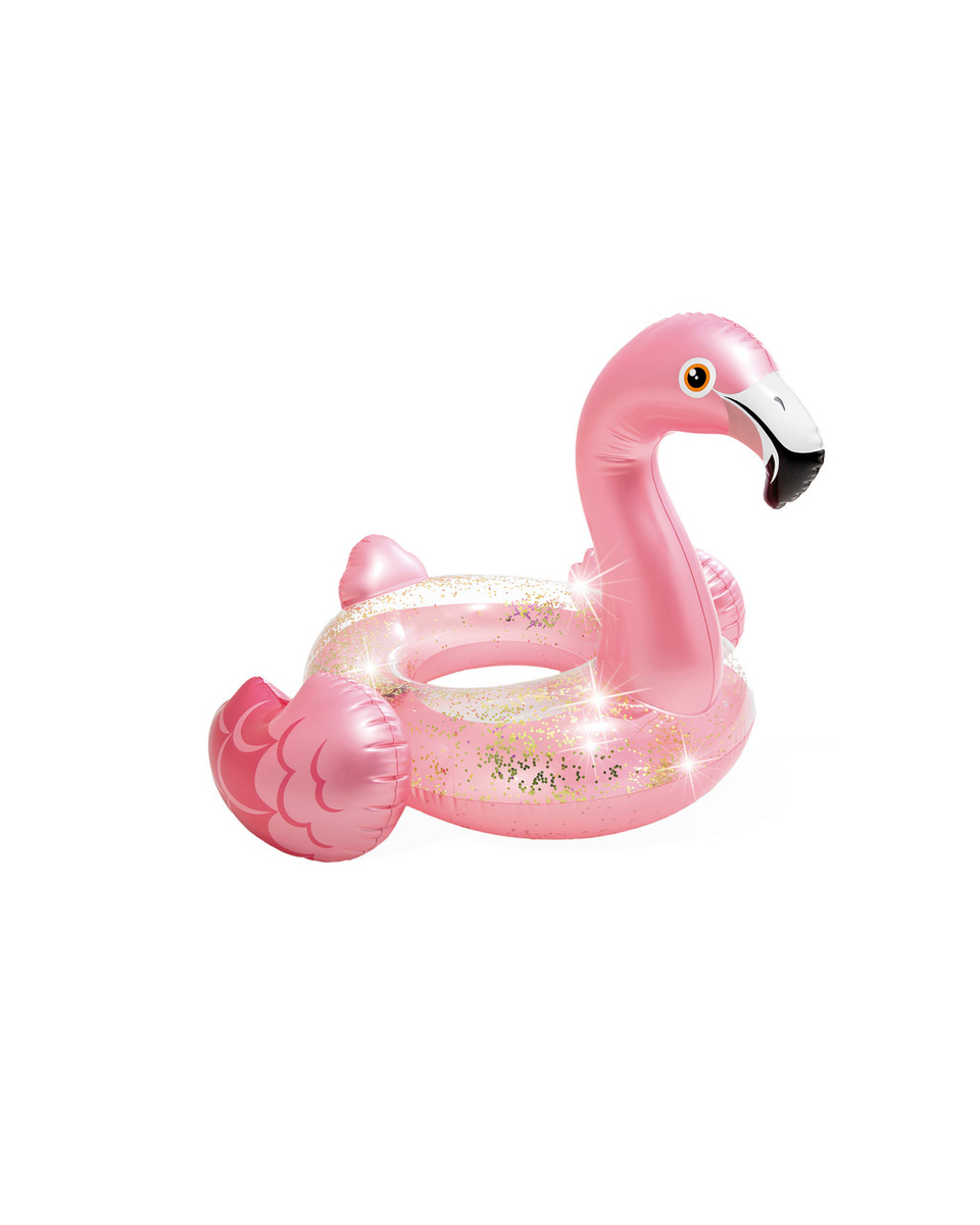 56251 GLITTER FLAMINGO TUBE 99cmx89cmx71cm